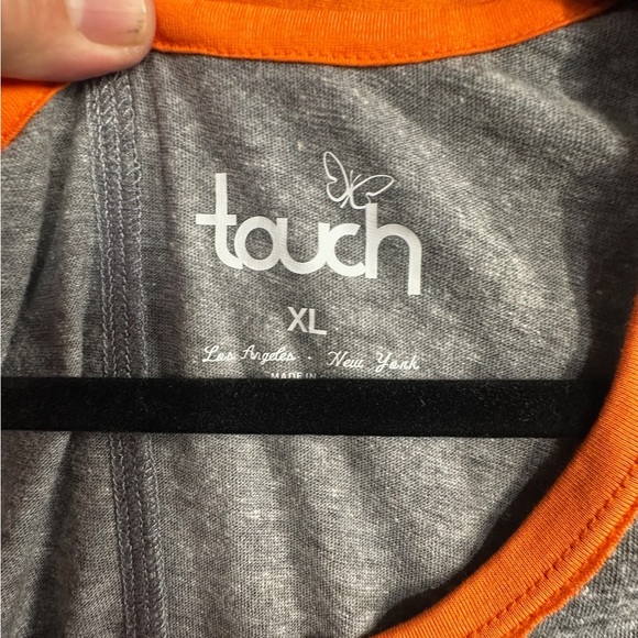 Denver Broncos Gray and Orange Blouse with Sporty Design Size XL - Picture 6 of 7